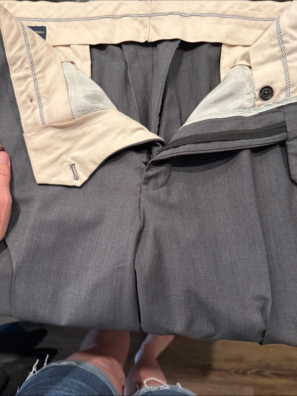 Mens Brooks Brothers Explorer Madison Fit Dark Gray Suit